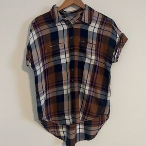 Harley Davidson Plaid Button Up